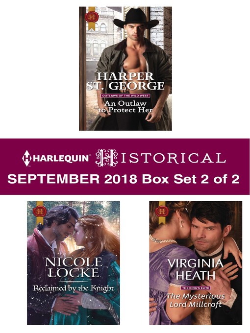 Title details for Harlequin Historical September 2018--Box Set 2 of 2 by Harper St. George - Wait list